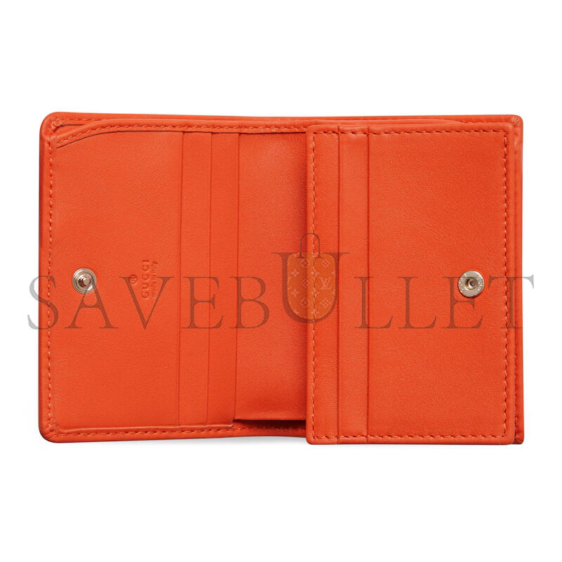 GUCCI GG EMBLEM SMALL WALLET 820692 (11*8.5*3cm)